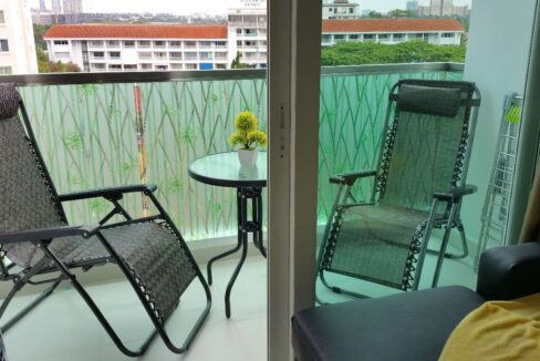 Jomtien Residence Condo 35 qm Balkon