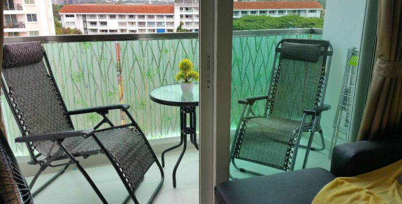 Jomtien Residence Condo 35 qm Balkon